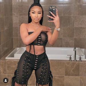 Fashion Nova Passing by You short set